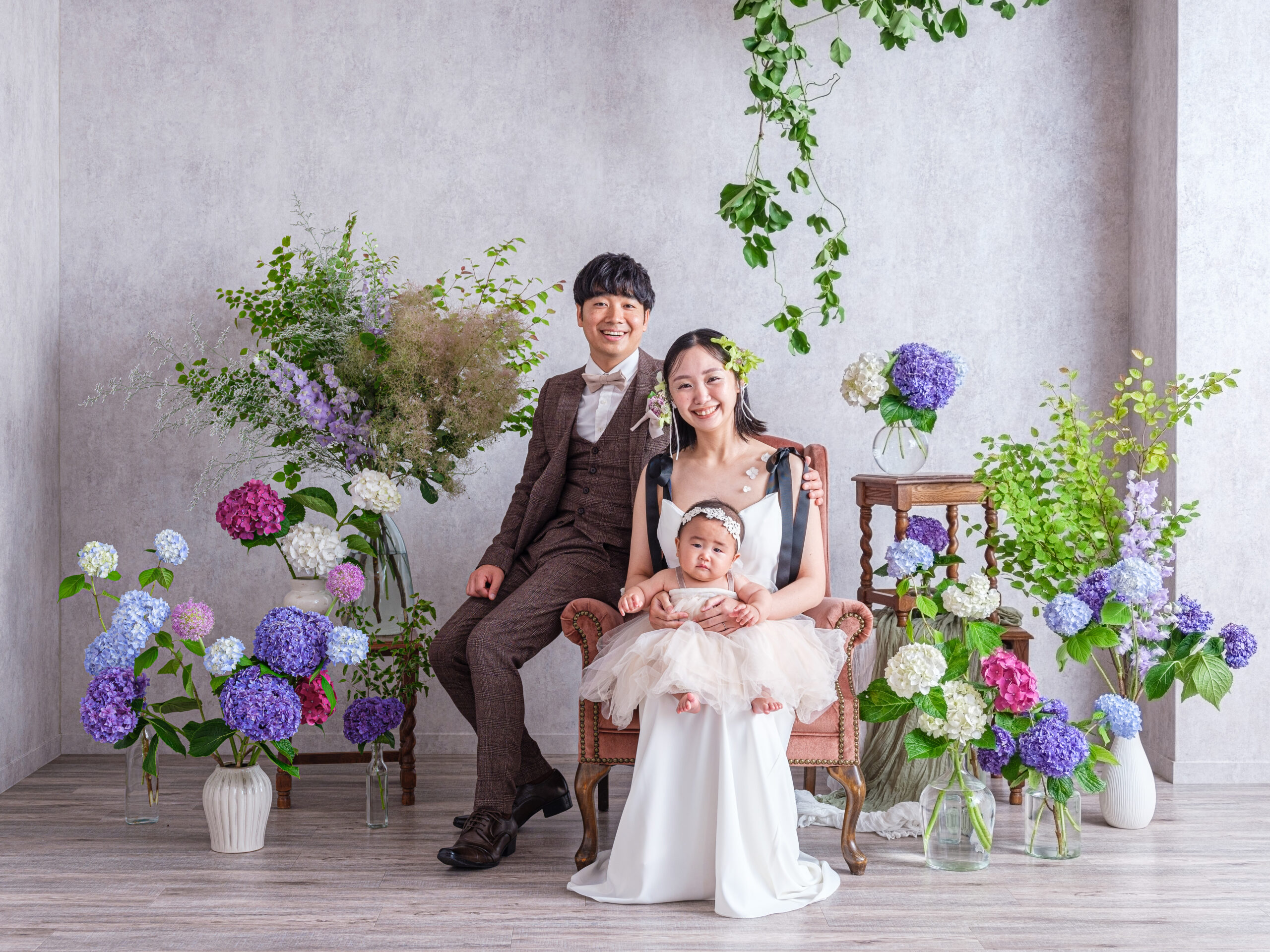 【6月】季節のお花スタジオ　ウェディング撮影会